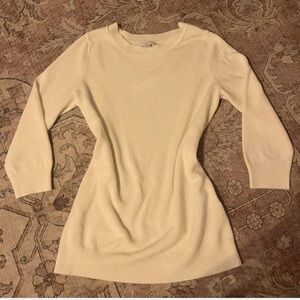 New York & Company Off-White Knit Top